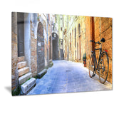 pictorial street of old italy cityscape canvas art print PT7354