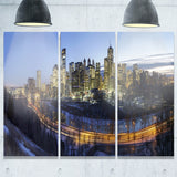 downtown calgary cityscape photo canvas print PT7364