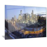 downtown calgary cityscape photo canvas print PT7364