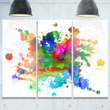 splashes of colors abstract oil painting canvas print PT7400