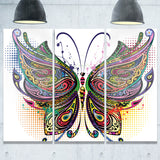 variegated butterfly digital art canvas print PT7420