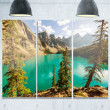 moraine lake in banff national park landscape canvas print PT7430