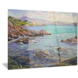 cote d'azur france landscape painting canvas print PT7630