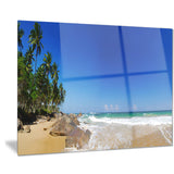 tropical paradise landscape photo canvas print PT7658