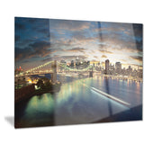 new york under cloudy skies cityscape photo canvas print PT7684