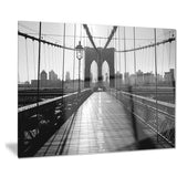 dark brooklyn bridge cityscape photo canvas print PT7686