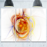 supernova explosion in white digital art canvas print PT7711