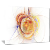 supernova explosion in white digital art canvas print PT7711