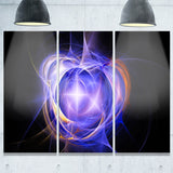 supernova explosion blue digital art canvas print PT7712