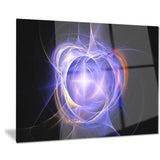 supernova explosion blue digital art canvas print PT7712