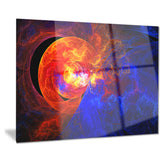 sunrise on a distant planet abstract digital art canvas print PT7726