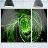 green ball of yarn abstract digital art canvas print PT7733