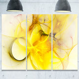 light yellow nebula star abstract digital art canvas print PT7739