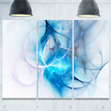 blue nebula star abstract digital art canvas print PT7741