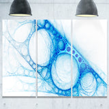 blue metal construction abstract digital art canvas print PT7745