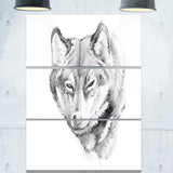 wolf tattoo art animal digital art canvas print PT7803