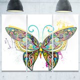 openwork butterfly digital art canvas print PT7804