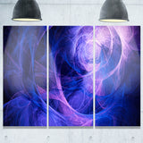 bright blue stormy sky abstract digital art canvas print PT7907