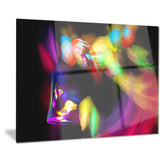 colorful smoke spiral abstract digital art canvas print PT7936