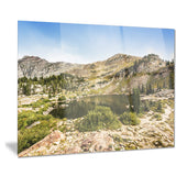 secret lake at albion basin landscape photo canvas print PT7941