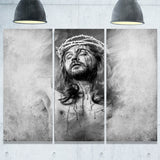 jesus christ portrait digital art canvas print PT7957