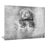 jesus christ portrait digital art canvas print PT7957