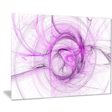 wisps of smoke purple abstract digital art canvas print PT7969