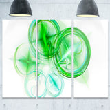 green fractal desktop wallpaper abstract digital art canvas print PT8013