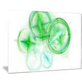green fractal desktop wallpaper abstract digital art canvas print PT8013