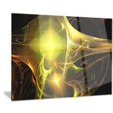 golden bright candle abstract digital art canvas print PT8032