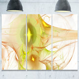 yellow bright candle abstract digital art canvas print PT8033