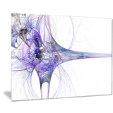 large fractal artwork blue abstract digital art canvas print PT8062
