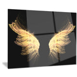 hell gold wings abstract digital art canvas print PT8139