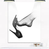 leg wearing high heel shoe portrait digital art canvas print PT8242