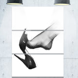 leg wearing high heel shoe portrait digital art canvas print PT8242