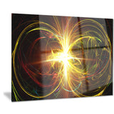 fractal hoops abstract digital art canvas print PT8254