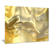 golden cloth texture abstract digital art canvas print PT8277