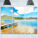 lake in new zealand panorama landscape photo canvas print PT8284