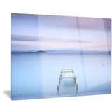 bright purple sky seascape photo canvas print PT8393