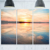 sensational sunset in australia seascape photo canvas print PT8402