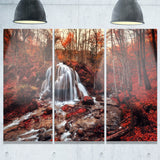 silver stream waterfall close up landscape photo canvas print PT8438
