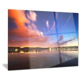 delighted reflection in river landscape photo canvas print PT8449