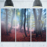 mysterious fairytale green wood landscape photo canvas print PT8487