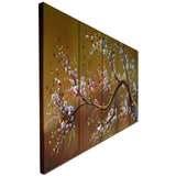 Large Modern Brown Tree Oil Painting 1021 - 60x32in