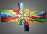 Multi Color Canvas Art Painting 1032 - 63x33in