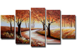 Streaming Through Colorful Forest 1231 - 60x32in