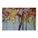 Wall of Green Trees - Modern Artwork 1236 - 60x32in