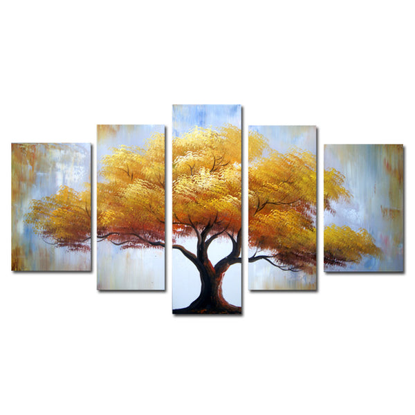 Giant Tree - Modern Tree Canvas Wall Art - 60x32in