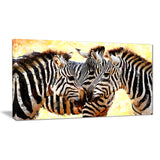 Zebra Trio- Animal Canvas Print PT2304