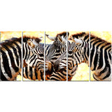 Zebra Trio- Animal Canvas Print PT2304